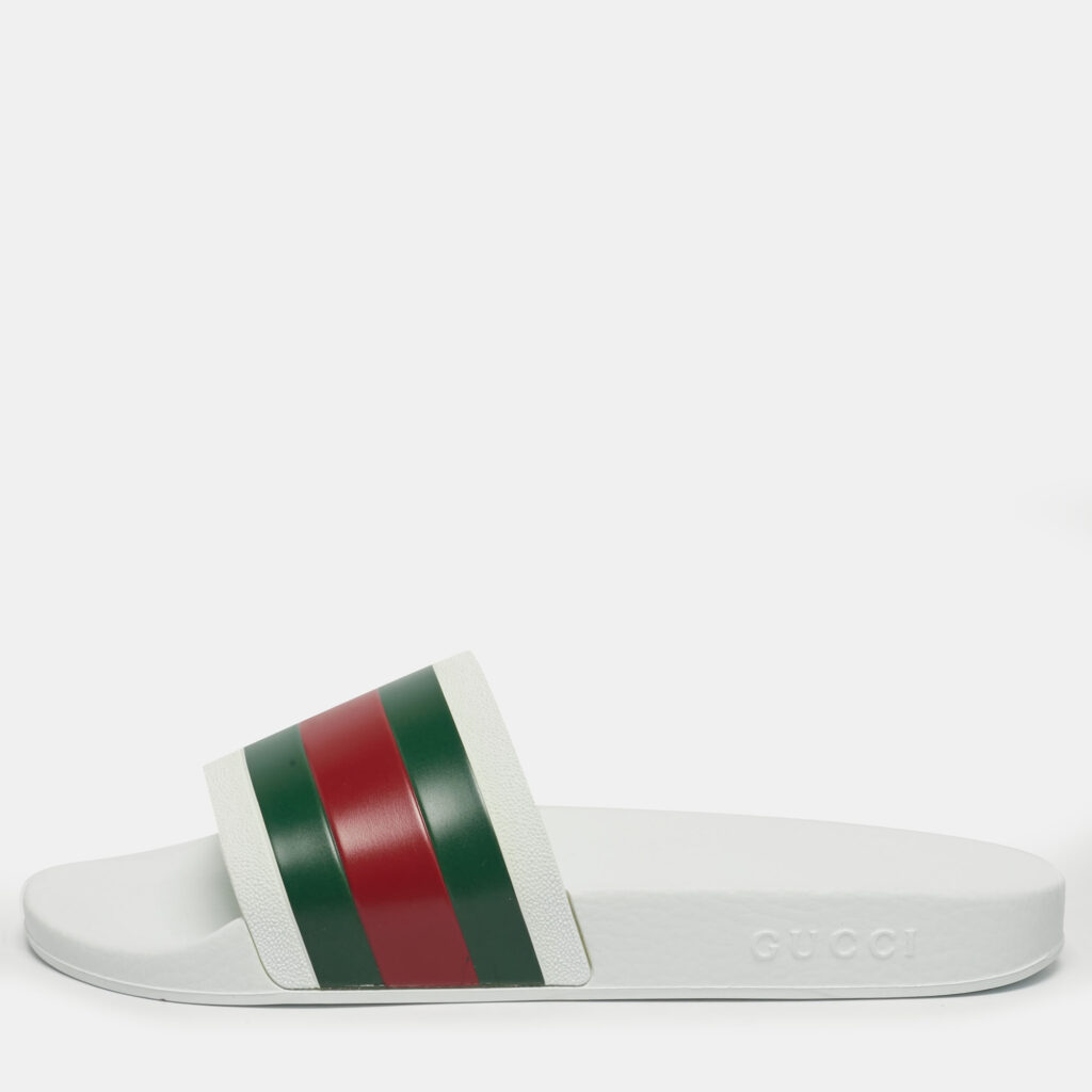 Gucci White Rubber Pursuit 72 Pool Slides Size 42 Gucci White Rubber Pursuit 72 Pool Slides Size 42