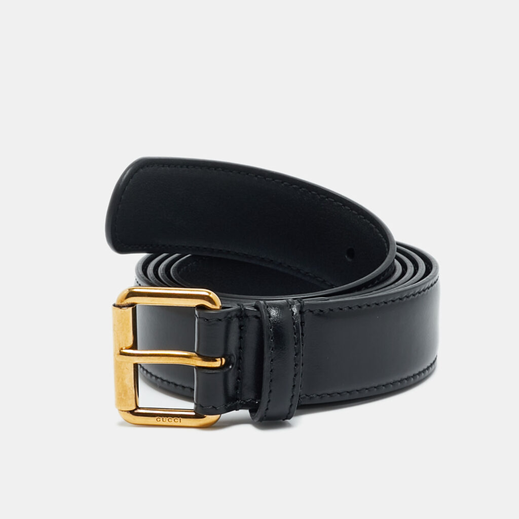 Gucci Buckle 105 CM Belt Black Leather Gucci Buckle 105 CM Belt Black Leather