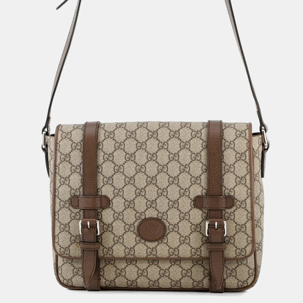Gucci Gg Supreme Messenger Bag Red Gg Supreme Leather Gucci Gg Supreme Messenger Bag Red Gg Supreme Leather