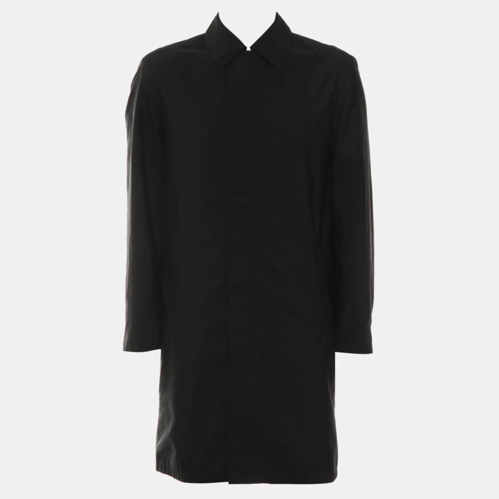 Gucci Black Reversible Nylon Long Zipped Jacket Eu Men 48