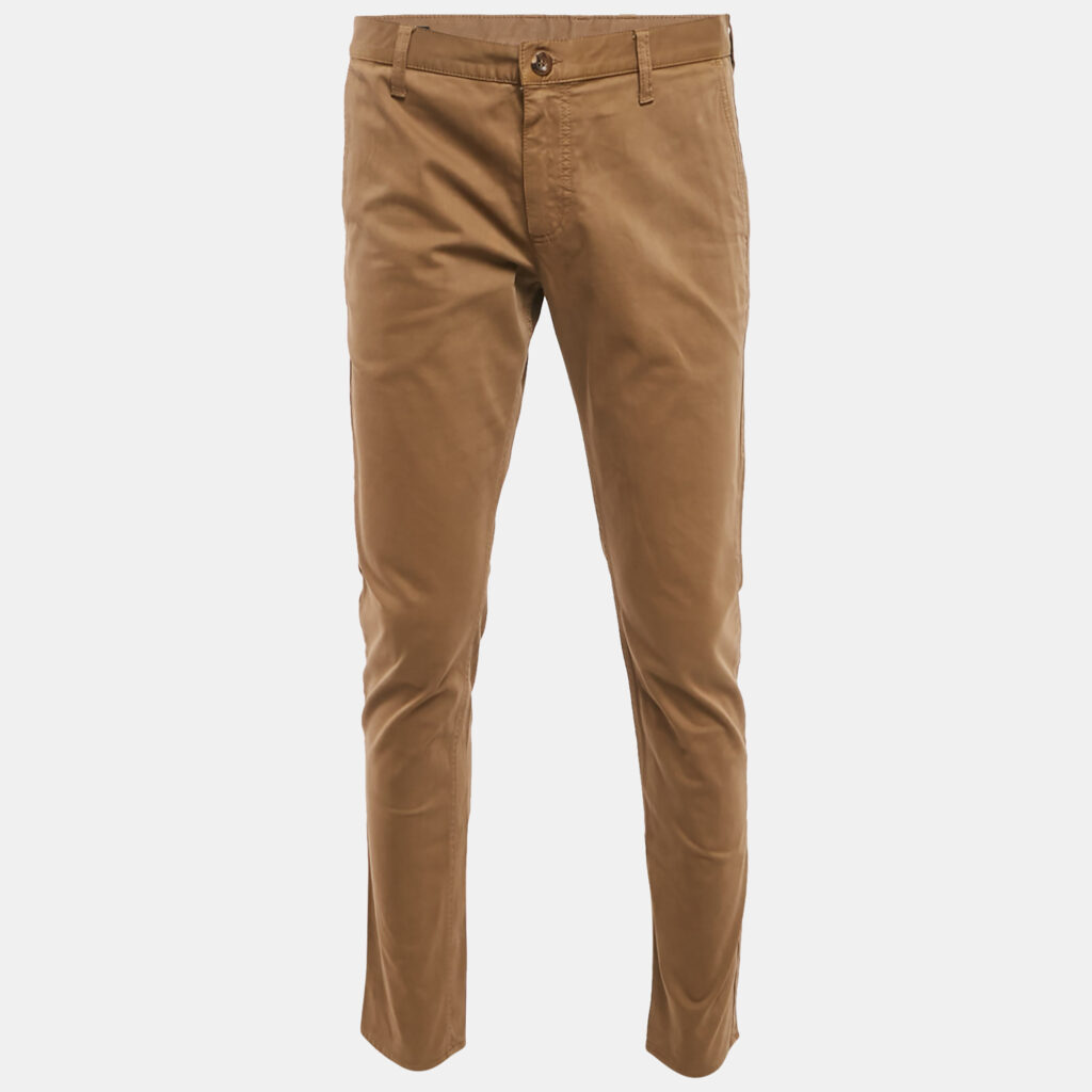 Gucci Brown Cotton Short Chino Trousers M Gucci Brown Cotton Short Chino Trousers M