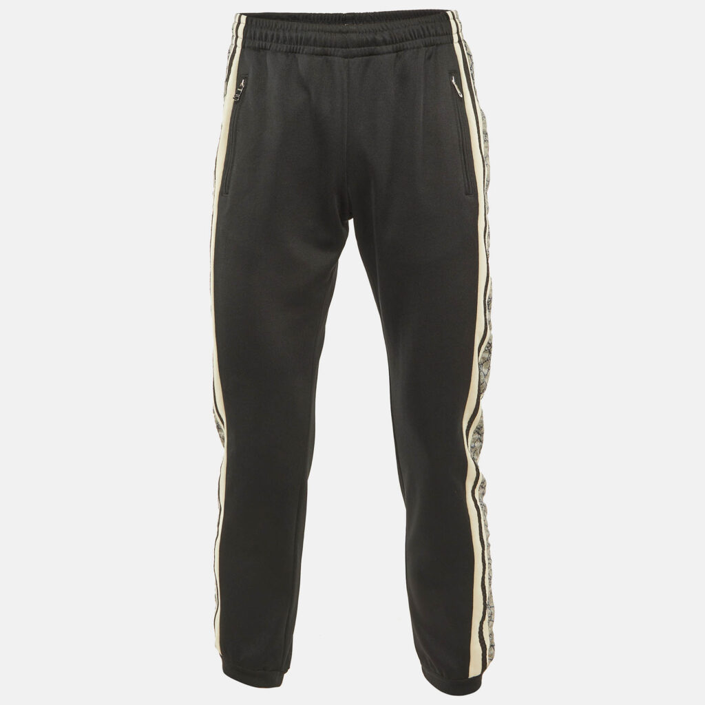 Gucci Black Jersey GG Tape Jogger Pants XS Gucci Black Jersey GG Tape Jogger Pants XS