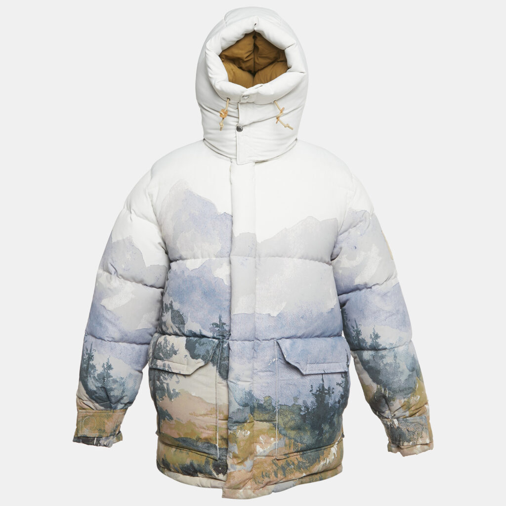 Gucci X The North Face Brown Brown Printed Down Skii Jacket M Gucci X The North Face Brown Brown Printed Down Skii Jacket M