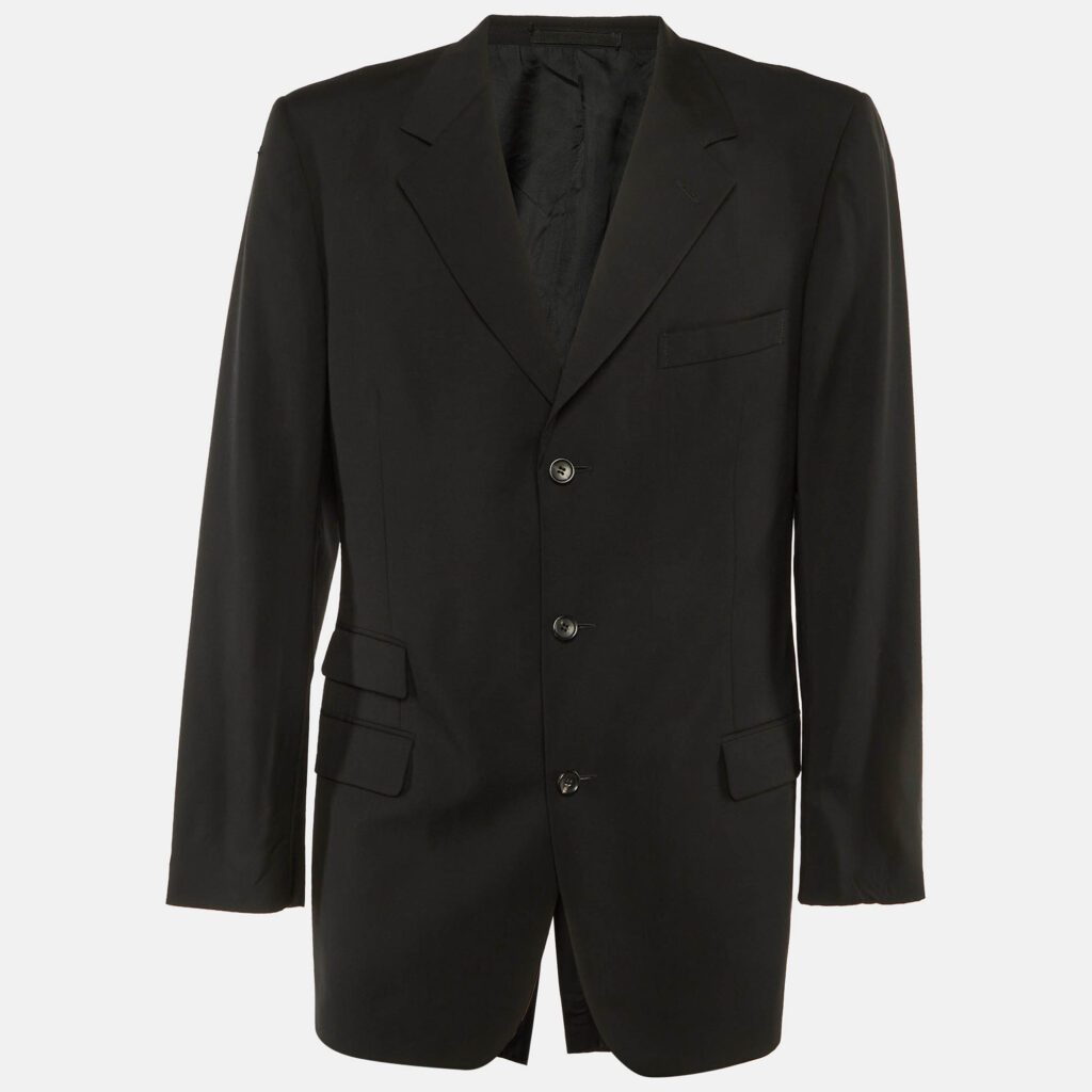 Gucci Black Wool Single Breasted Blazer XXXL Gucci Black Wool Single Breasted Blazer XXXL