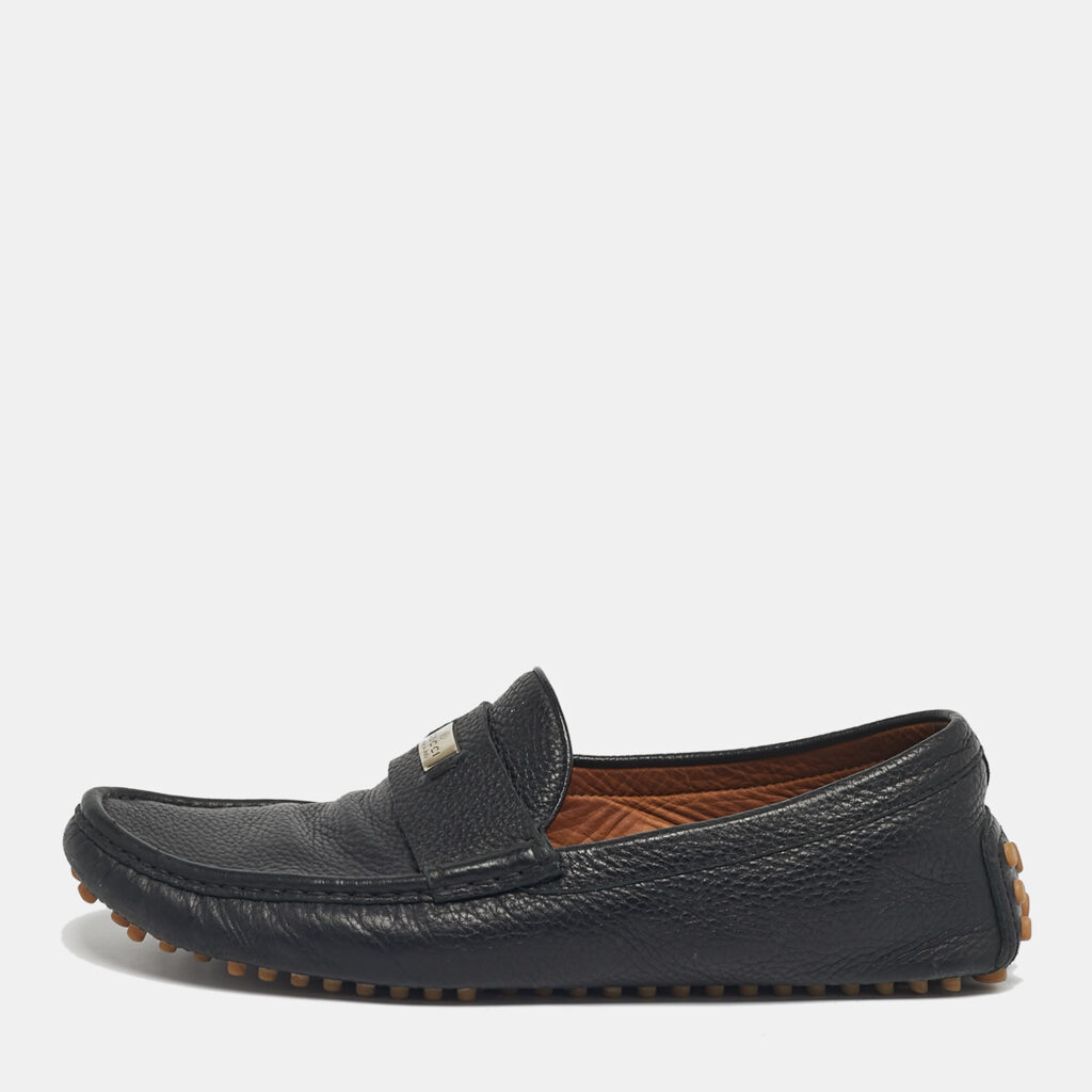 Gucci Black Leather Horsebit Slip On Loafers Size 41 Gucci Black Leather Horsebit Slip On Loafers Size 41