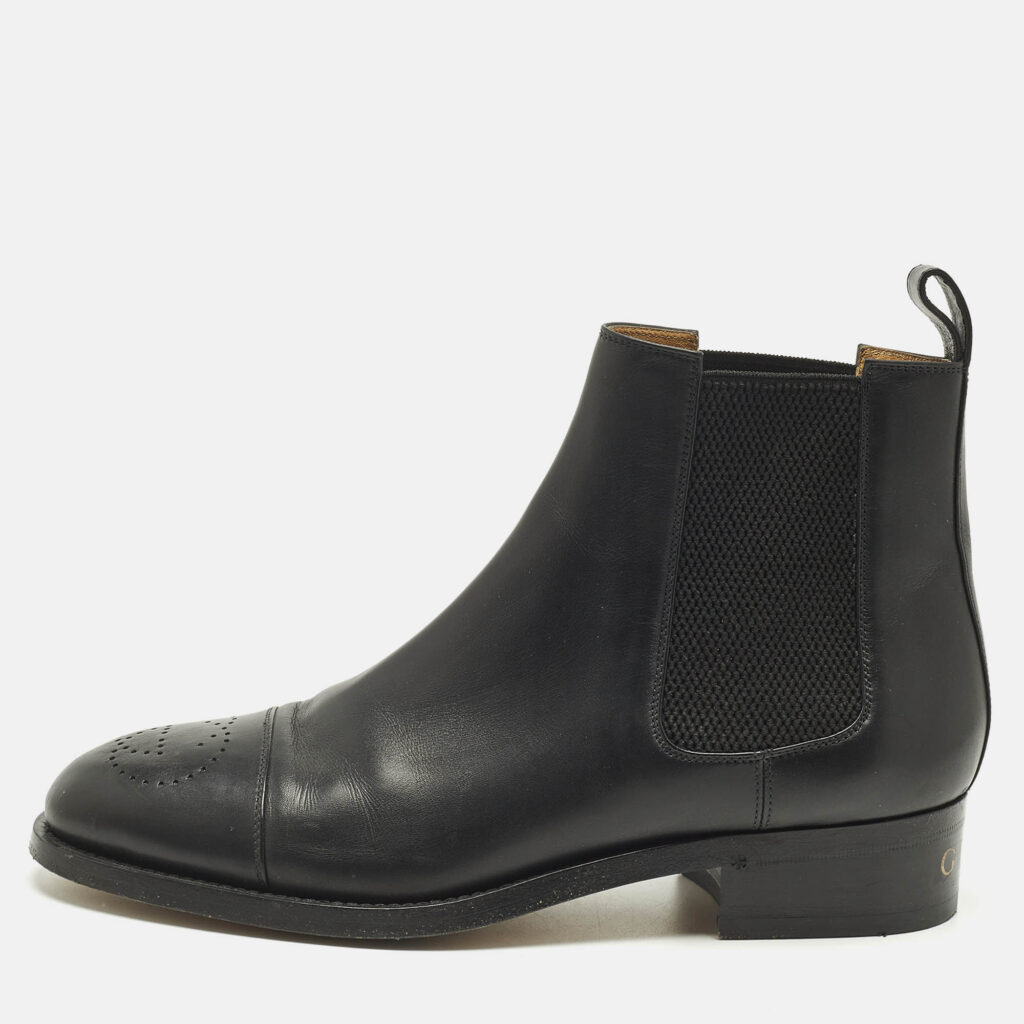 Gucci Black Leather Zowie Chelsea Boots Size 42 Gucci Black Leather Zowie Chelsea Boots Size 42