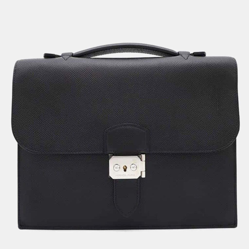 Hermes Black Epsom Sac Depeche 27 Handbag Hermes Black Epsom Sac Depeche 27 Handbag