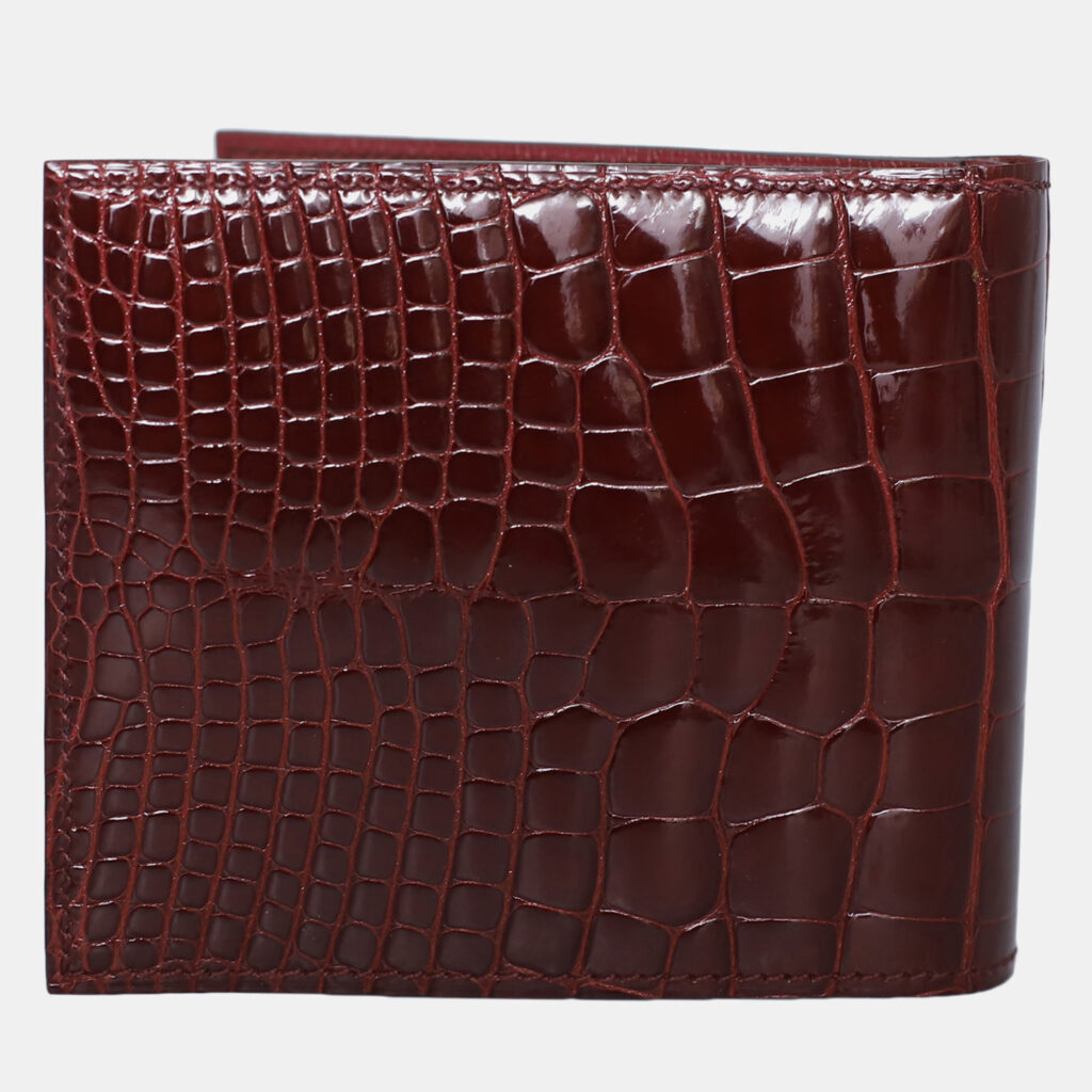 Hermes Alligator MC 2 Copernic Bi-Fold Wallet Hermes Alligator MC 2 Copernic Bi-Fold Wallet