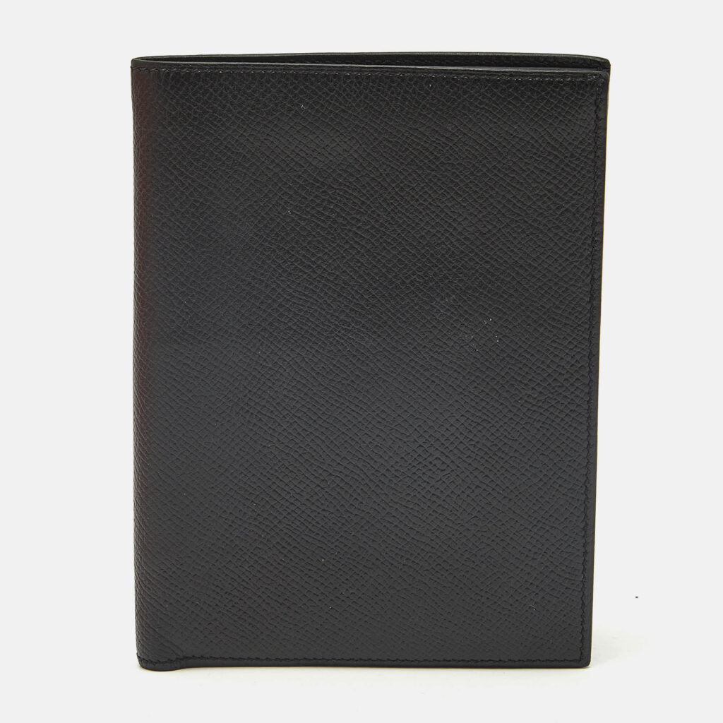 luxury-men-hermes-used-bags-p1213100-003-1.jpg Hermes Noir Epsom Leather Bifold Wallet