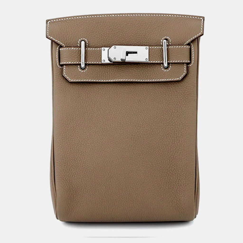 Hermes Akkad Etoupe Togo Leather Size PM