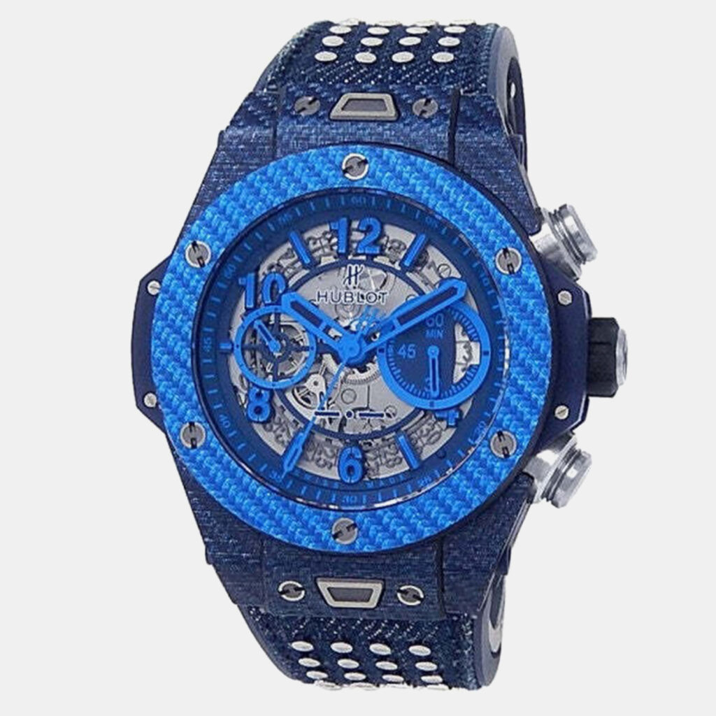 Hublot Big Bang UNICO 411.YL.5190.NR.ITI15 Automatic Skeleton Texalium Men’s Wristwatch 45 mm Hublot Big Bang UNICO 411.YL.5190.NR.ITI15 Automatic Skeleton Texalium Men’s Wristwatch 45 mm
