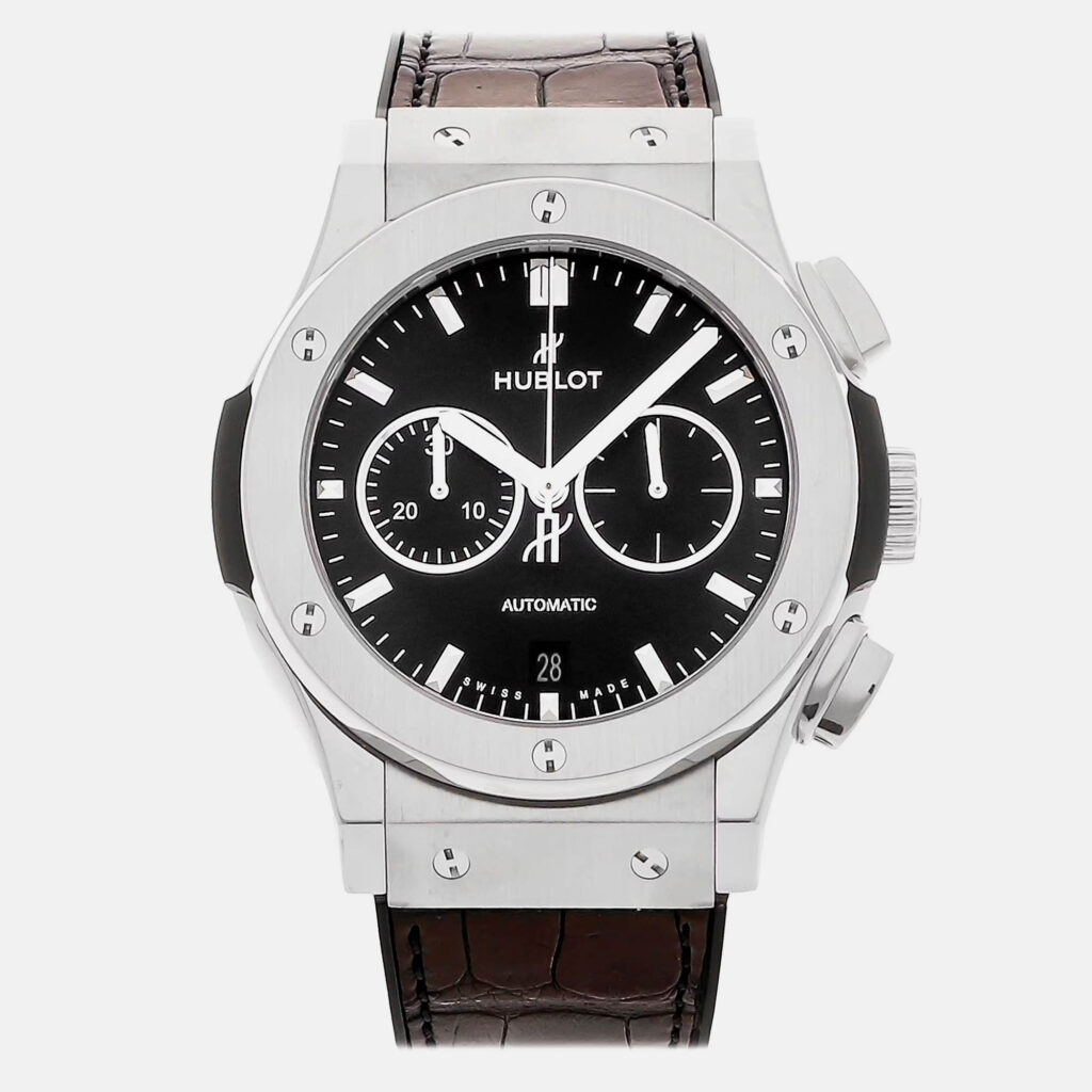 Hublot Classic Fusion 541.NX.1171.LR Automatic Black Titanium Men’s Wristwatch 42 mm Hublot Classic Fusion 541.NX.1171.LR Automatic Black Titanium Men’s Wristwatch 42 mm