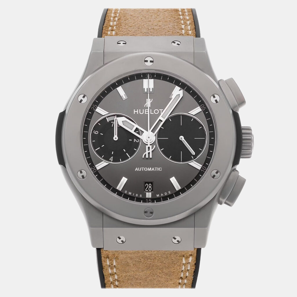 Pre-Owned Hublot Classic Fusion Chukker Limited Edition 537.NI.7417.VR 45 mm Pre-Owned Hublot Classic Fusion Chukker Limited Edition 537.NI.7417.VR 45 mm