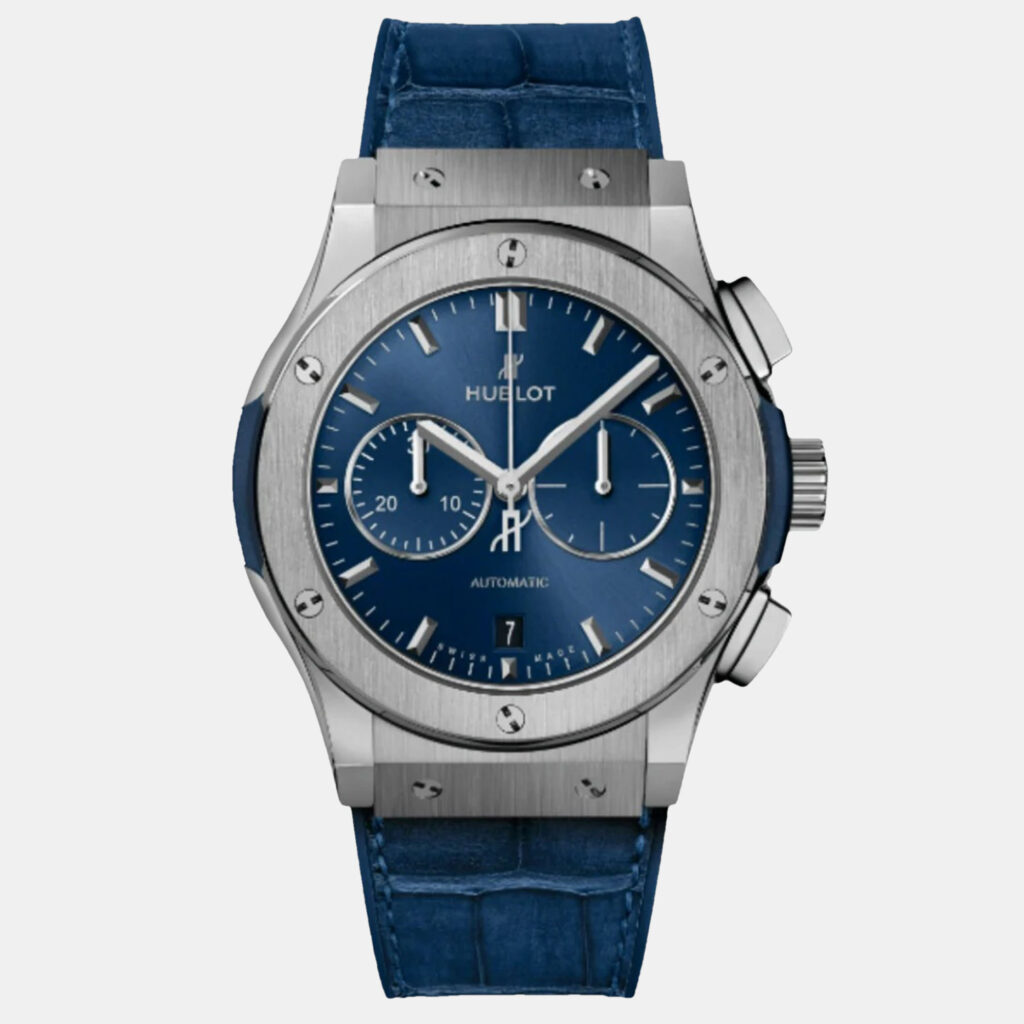 Hublot Classic Fusion 541.NX.7170.LR Automatic Blue Titanium Men’s Wristwatch 42 mm Hublot Classic Fusion 541.NX.7170.LR Automatic Blue Titanium Men’s Wristwatch 42 mm