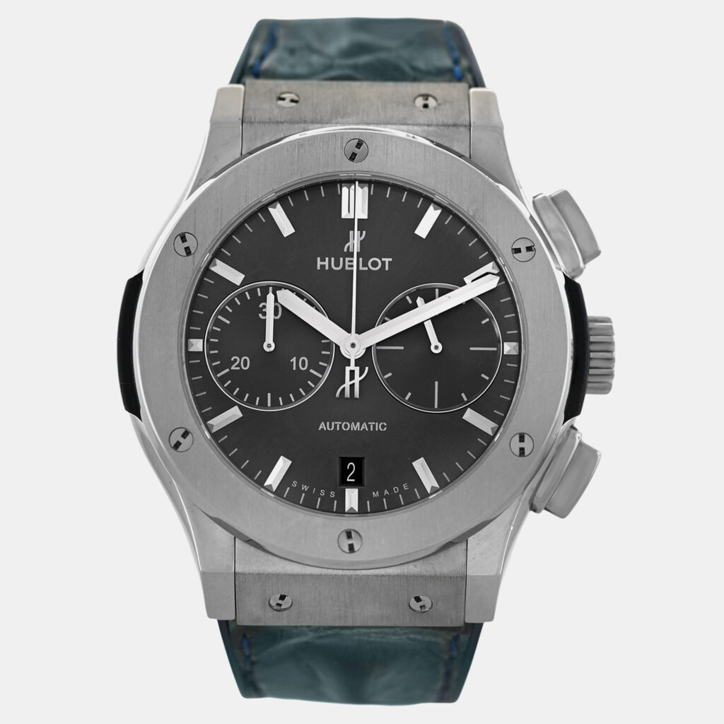 Hublot Classic Fusion 521.NX.7071.LR Automatic Grey Titanium Men's Wristwatch 45 mm