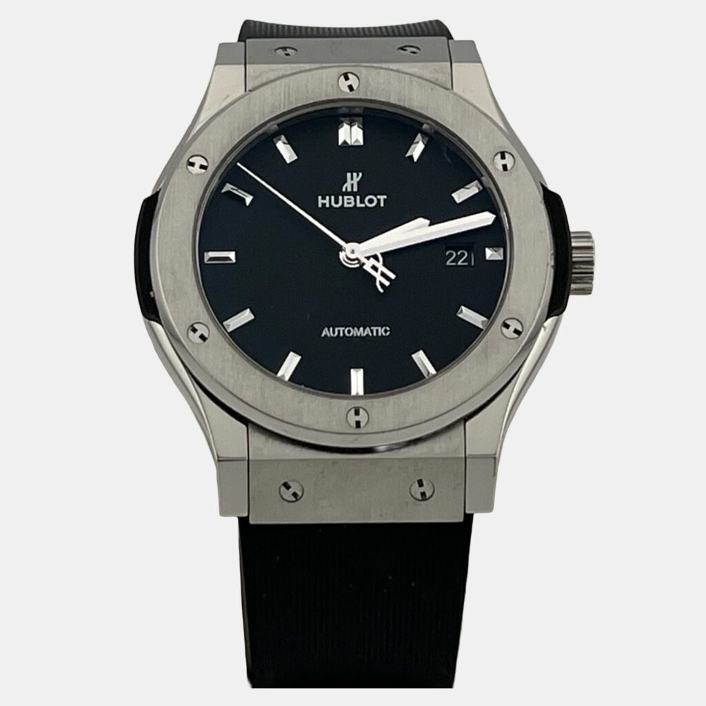 Hublot Classic Fusion 565.NX.1470.RX Automatic Black Titanium Unisex Wristwatch 38 mm Hublot Classic Fusion 565.NX.1470.RX Automatic Black Titanium Unisex Wristwatch 38 mm