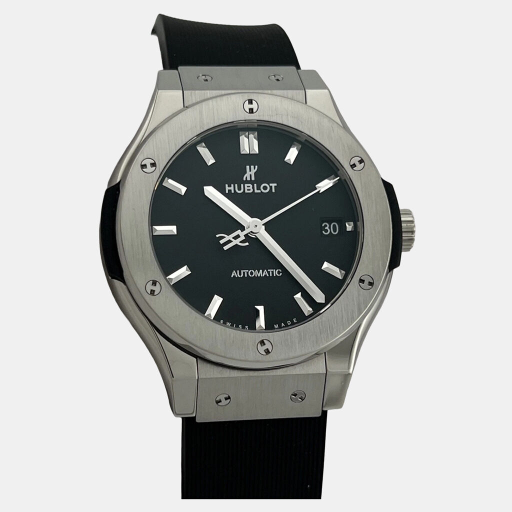 Hublot Classic Fusion 565.NX.1470.RX Automatic Black Titanium Unisex Wristwatch 38 mm Hublot Classic Fusion 565.NX.1470.RX Automatic Black Titanium Unisex Wristwatch 38 mm