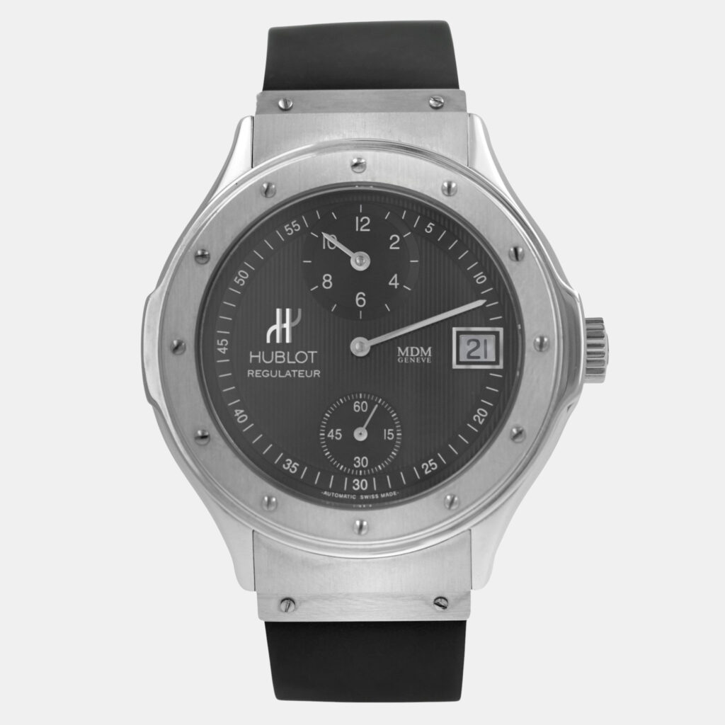 Hublot Classic MDM 1860.1 Automatic Stainless Steel Men's Wristwatch 38 mm Hublot Classic MDM 1860.1 Automatic Stainless Steel Men's Wristwatch 38 mm