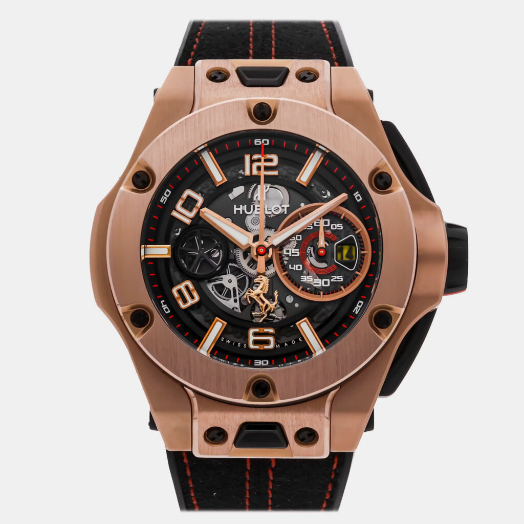 luxury-men-hublot-used-watches-p1246854-006-1.jpg Pre-Owned Hublot Big Bang Unico Ferrari Limited Edition 402.OX.0138.WR Automatic 45 mm