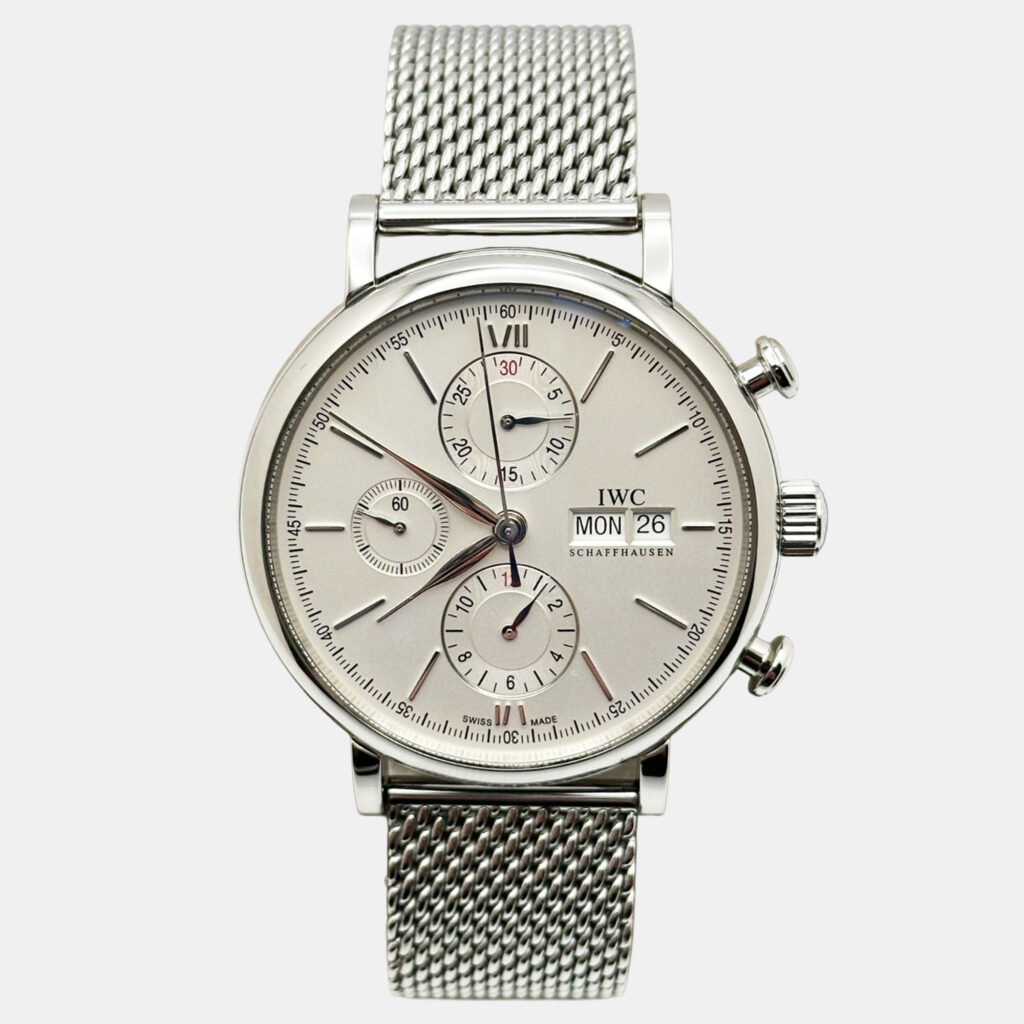 IWC Portofino Chronograph IW391009 Automatic White Stainless Steel Men's Wristwatch 42 mm IWC Portofino Chronograph IW391009 Automatic White Stainless Steel Men's Wristwatch 42 mm