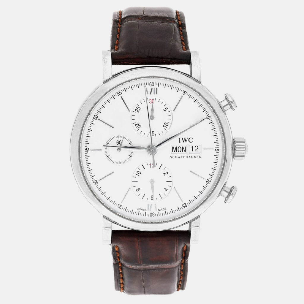 IWC Portofino Chronograph IW391027 Automatic Silver Stainless Steel Men's Wristwatch 42 mm IWC Portofino Chronograph IW391027 Automatic Silver Stainless Steel Men's Wristwatch 42 mm