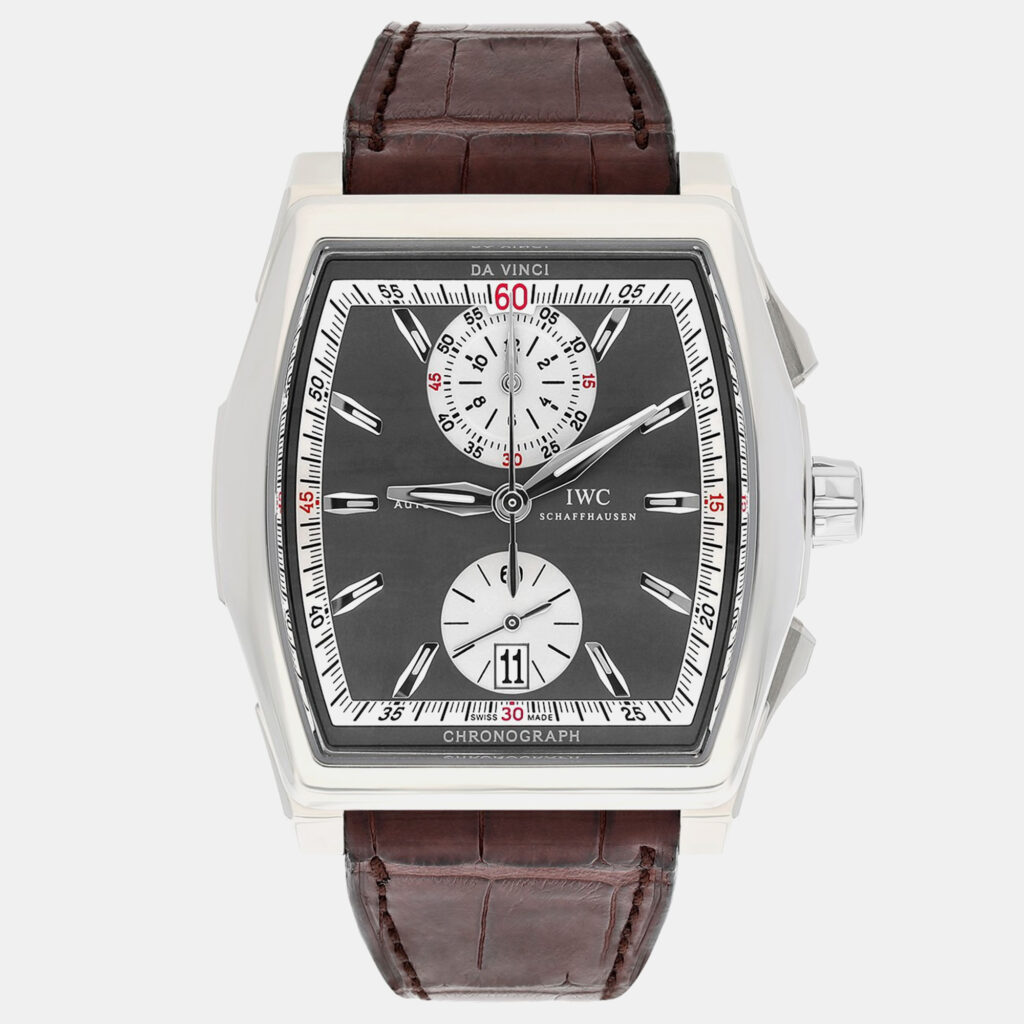 IWC Da Vinci IW3764-01 Automatic Grey 18k white gold Men's Wristwatch 43.1 mm
