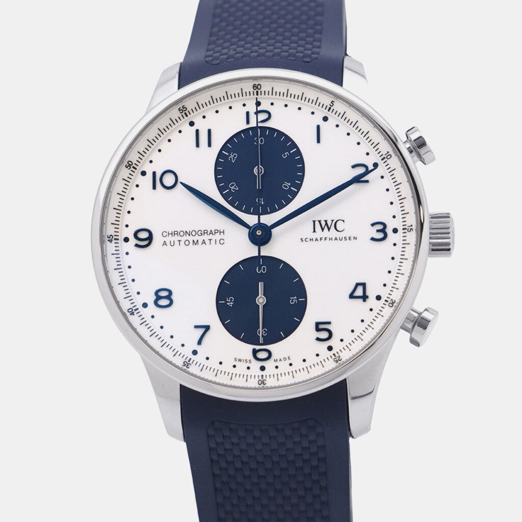 IWC Portugieser IW371620 Automatic White Stainless Steel Men’s Wristwatch 41 mm IWC Portugieser IW371620 Automatic White Stainless Steel Men’s Wristwatch 41 mm