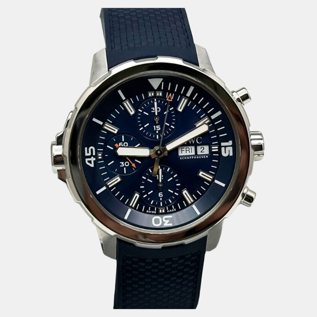 IWC Aquatimer IW376805 Automatic Black Dial Stainless Steel Men's Wristwatch 44 mm IWC Aquatimer IW376805 Automatic Black Dial Stainless Steel Men's Wristwatch 44 mm