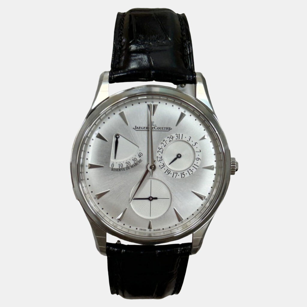 Jaeger-LeCoultre Master Ultra Thin Reserve De Marche Q1378420 Automatic Silver Stainless Steel Men's Wristwatch 39 mm Jaeger-LeCoultre Master Ultra Thin Reserve De Marche Q1378420 Automatic Silver Stainless Steel Men's Wristwatch 39 mm