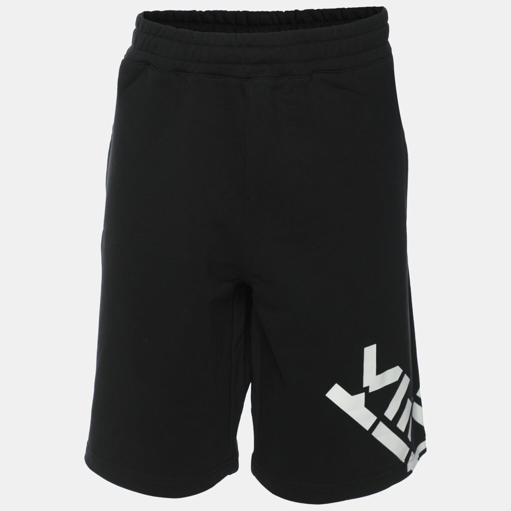 Kenzo Black Jersey Logo Print Short L Kenzo Black Jersey Logo Print Short L