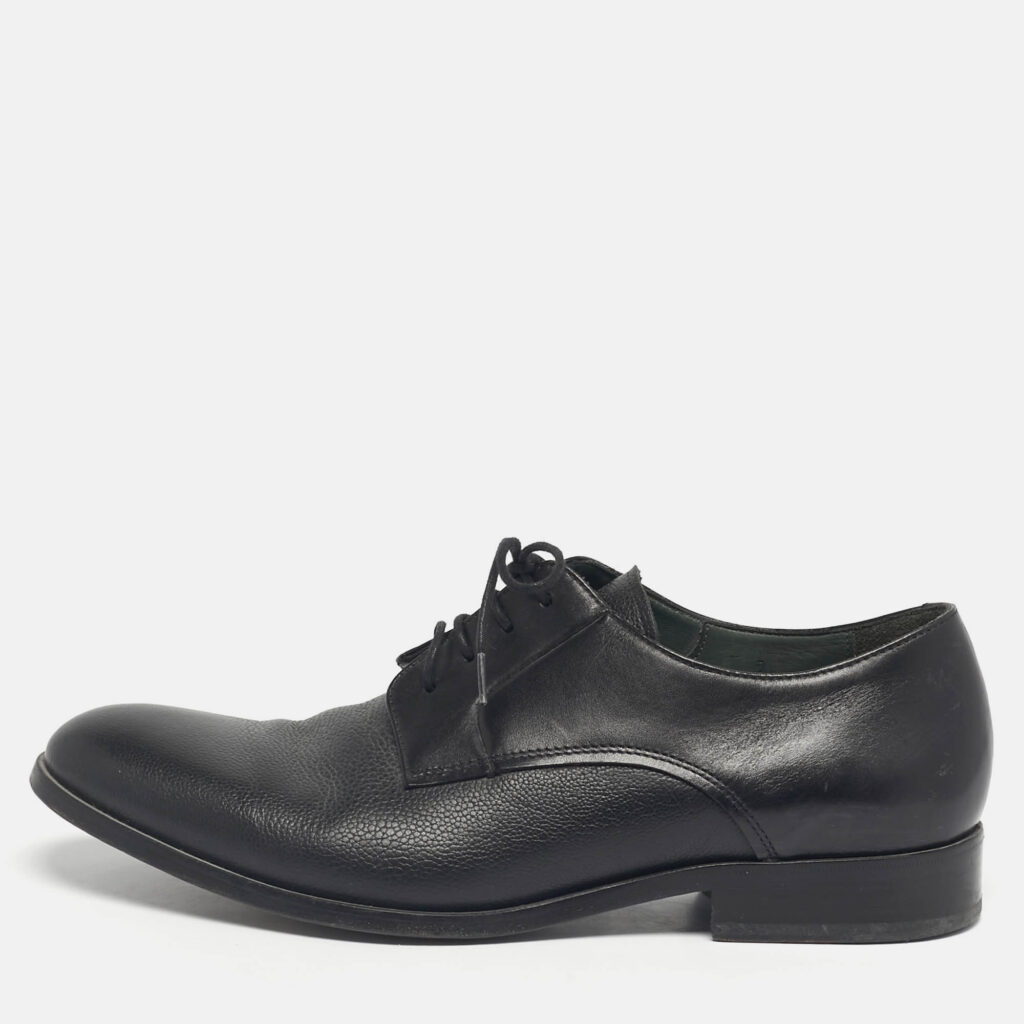 Lanvin Black Leather Lace Up Oxfords Size 43 Lanvin Black Leather Lace Up Oxfords Size 43