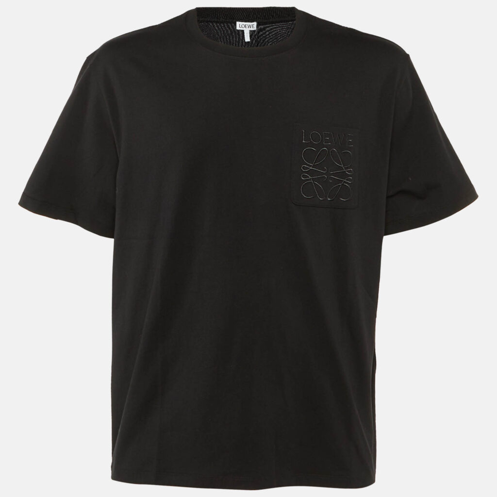 luxury-men-loewe-new-clothes-p1240780-007-1.jpg Loewe Black Cotton Anagram Embroidered Relaxed Fit T-Shirt L