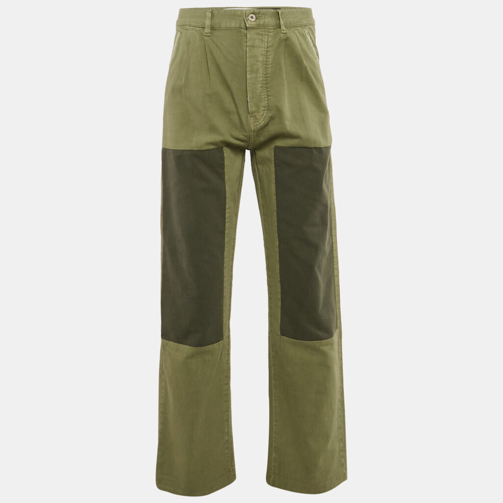 Loewe X Paula’s Ibiza Green Patch Work Jeans L Waist 30" Loewe X Paula’s Ibiza Green Patch Work Jeans L Waist 30"