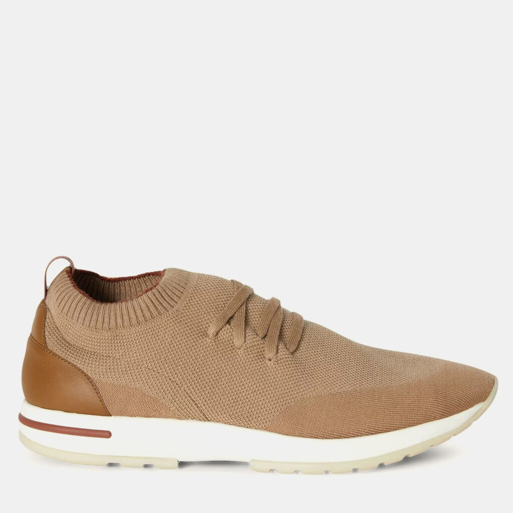 Loro Piana 360 LP Flexy Walk 42 Sand Grain Wool Sneakers
