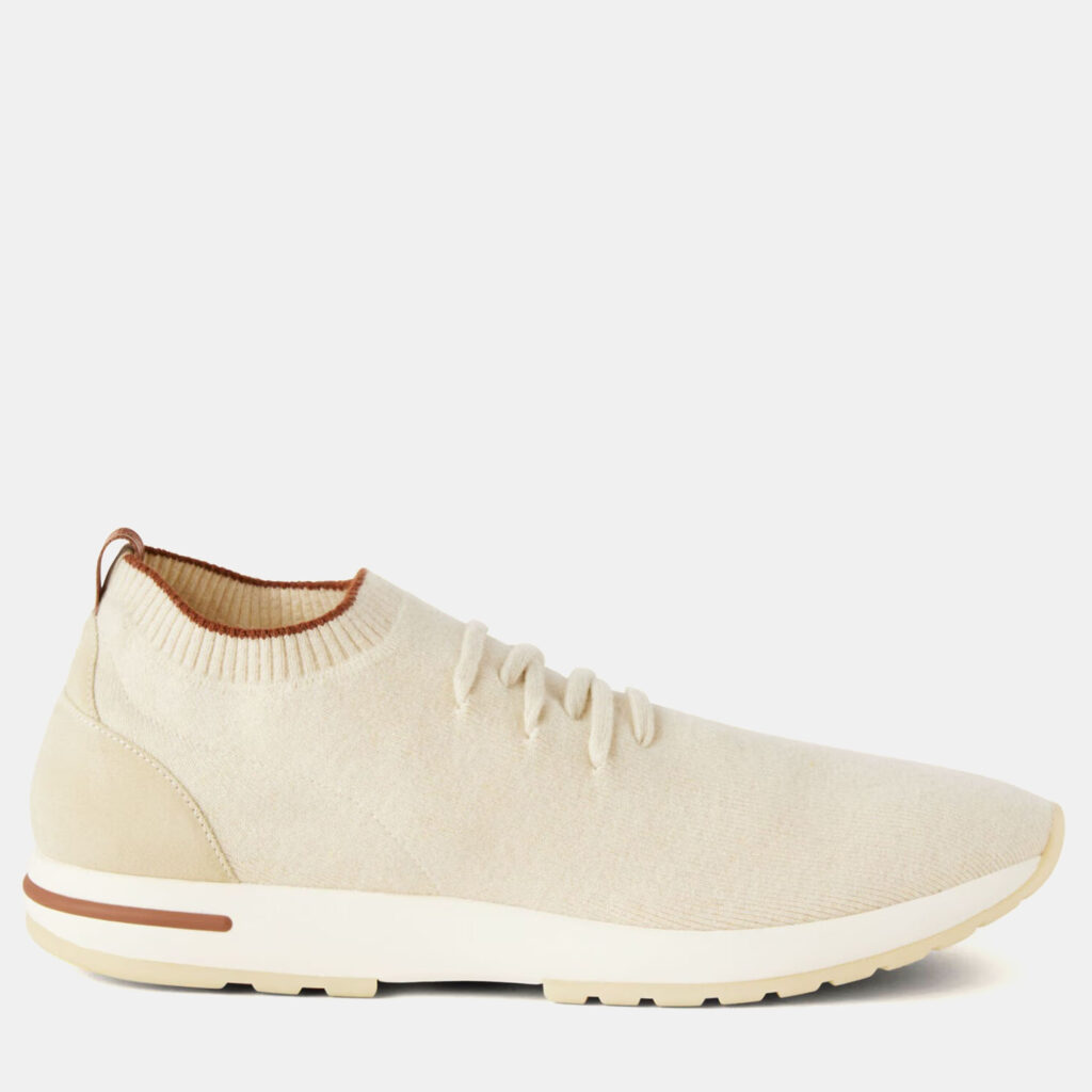 Loro Piana Loro 360 LP Flexy Walk 41 Pure Dunes Cashmere Sneakers Loro Piana Loro 360 LP Flexy Walk 41 Pure Dunes Cashmere Sneakers