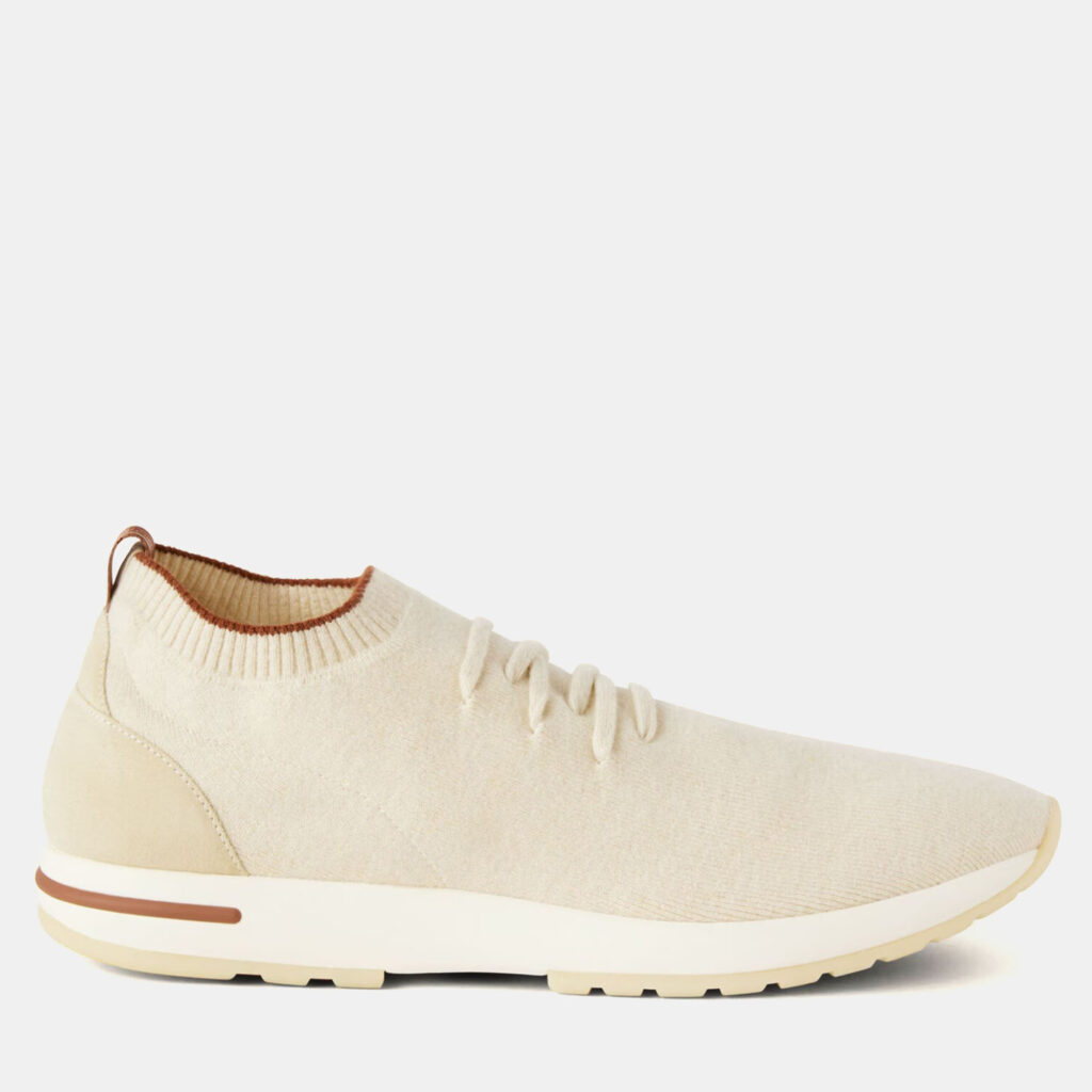 Loro Piana Loro 360 LP Flexy Walk 44 Pure Dunes Cashmere Sneakers