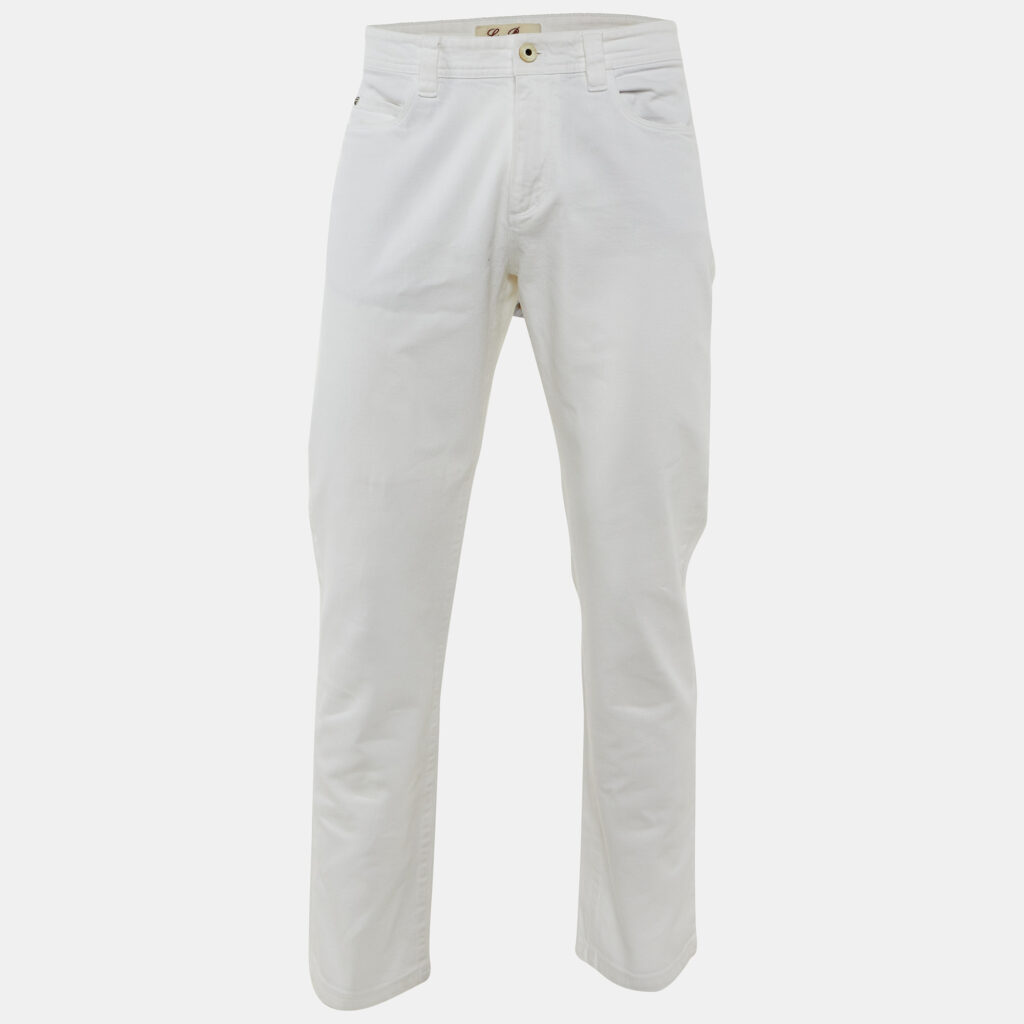 Loro Piana White Denim Jeans L Waist 35" Loro Piana White Denim Jeans L Waist 35"