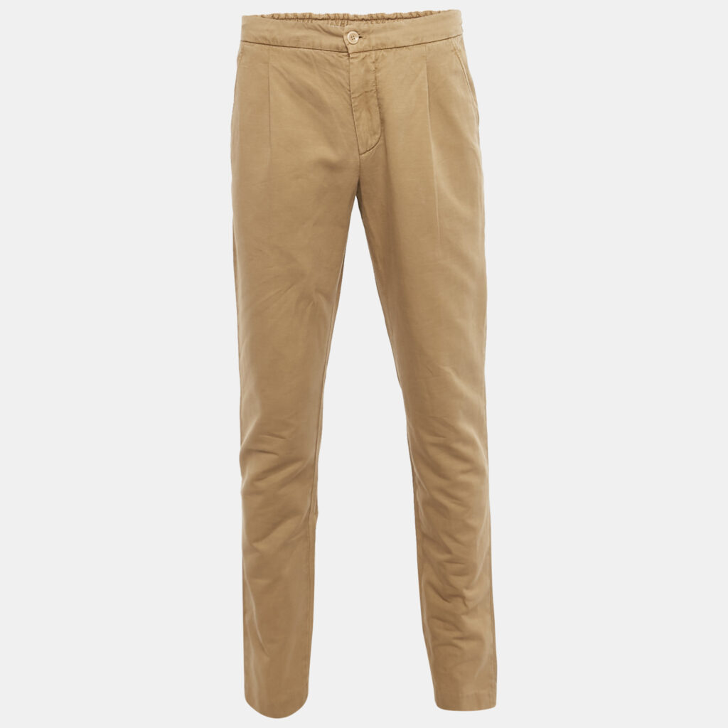 Loro Piana Camel Brown Cotton Pants M Loro Piana Camel Brown Cotton Pants M