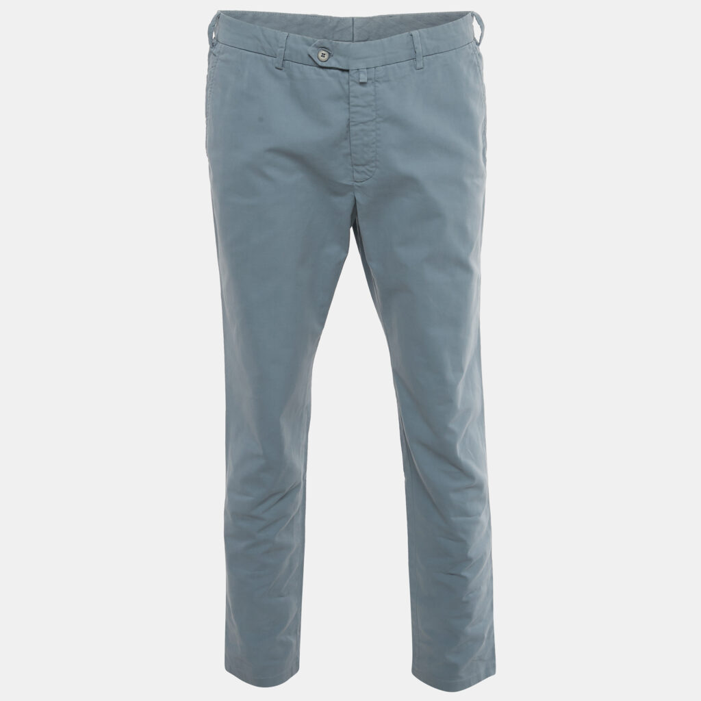 Loro Piana Grey Cotton Formal Trousers XL Loro Piana Grey Cotton Formal Trousers XL