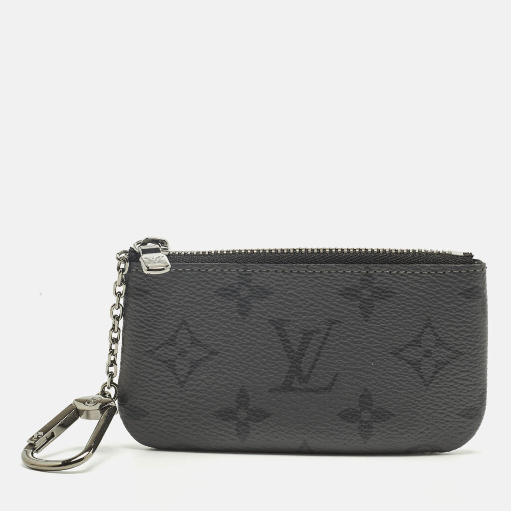 Louis Vuitton Monogram Eclipse Reverse Canvas Key Pouch