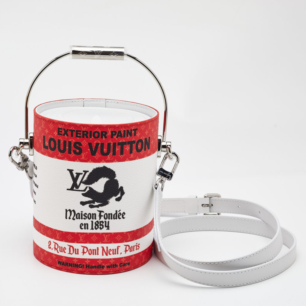 Louis Vuitton Red Monogram Canvas LV Paint Can Bag Louis Vuitton Red Monogram Canvas LV Paint Can Bag