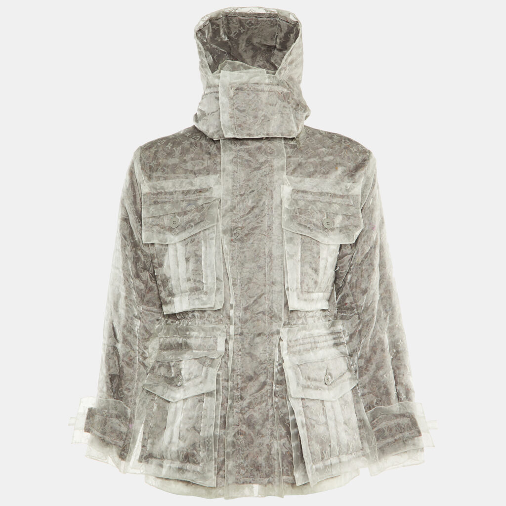 luxury-men-louis-vuitton-new-clothes-p1161563-001-1.jpg Louis Vuitton Brown & Grey Organza Layered Jacket S