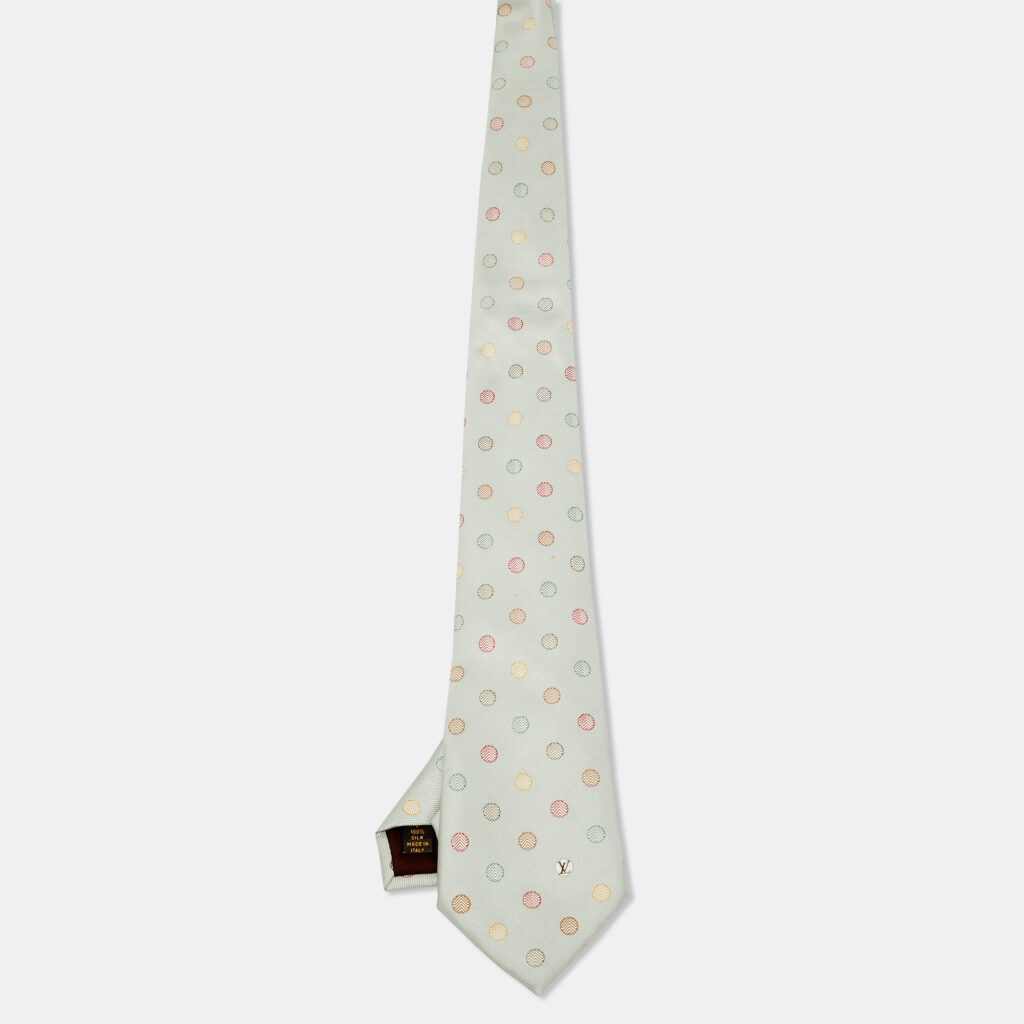 Louis Vuitton Multicolor Print Silk Tie Louis Vuitton Multicolor Print Silk Tie
