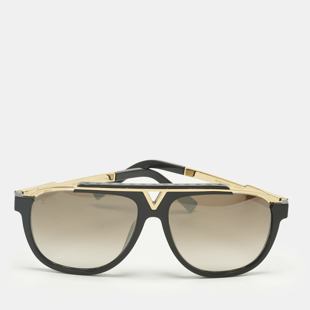 Louis Vuitton Black/Brown Gradient Z0936E Mascot Sunglasses Louis Vuitton Black/Brown Gradient Z0936E Mascot Sunglasses