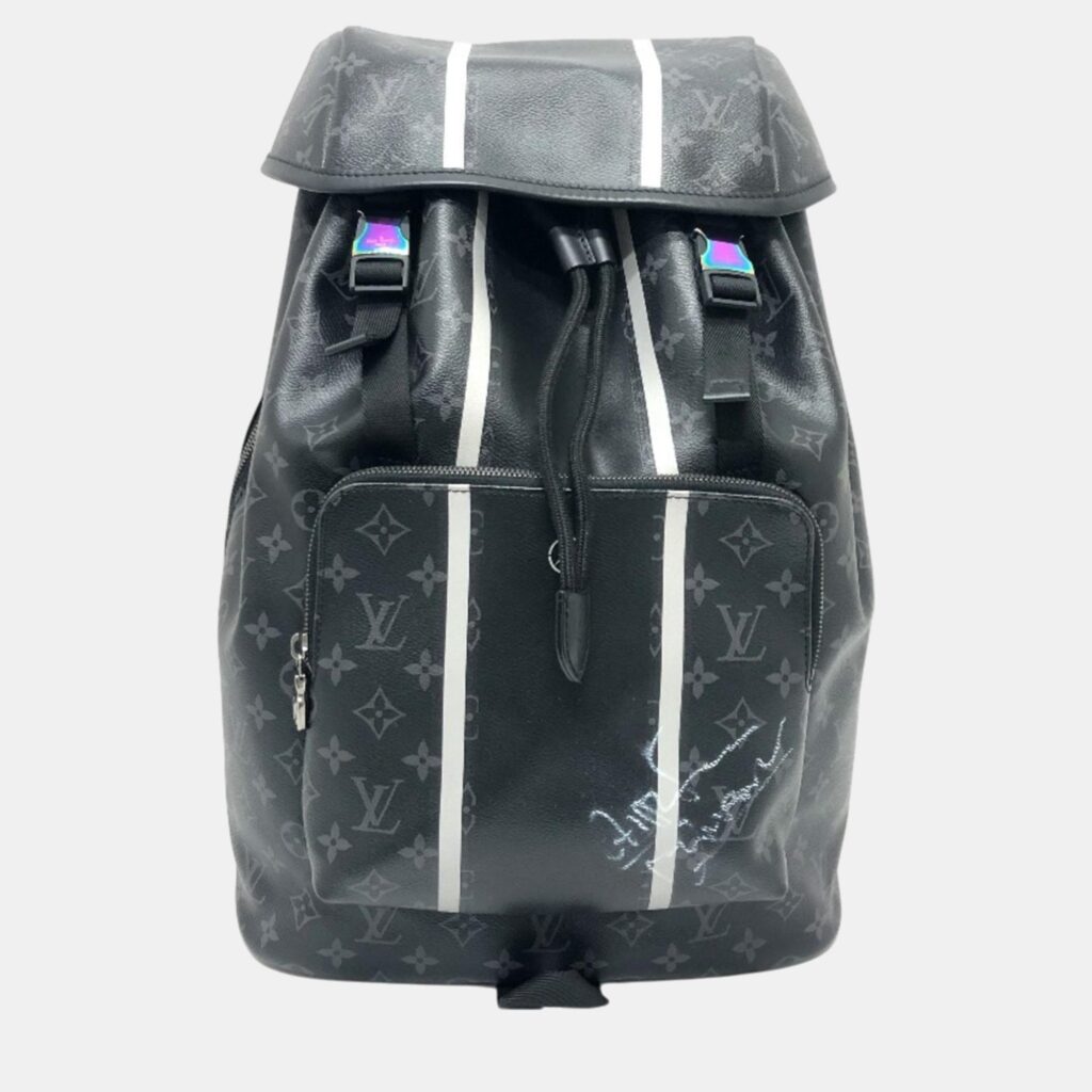Louis Vuitton Black Eclipse Fragment Backpack Louis Vuitton Black Eclipse Fragment Backpack