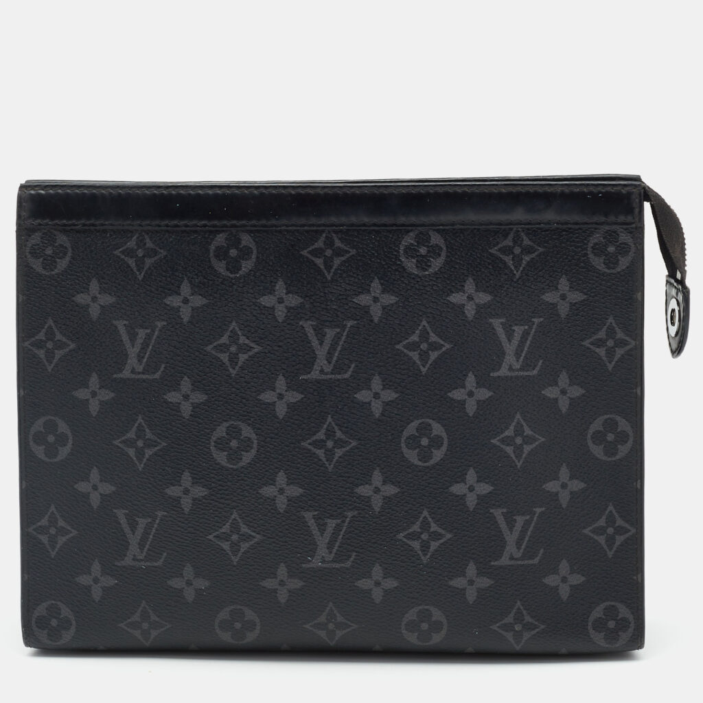 Louis Vuitton Monogram Eclipse Canvas Pochette Voyage MM Bag Louis Vuitton Monogram Eclipse Canvas Pochette Voyage MM Bag