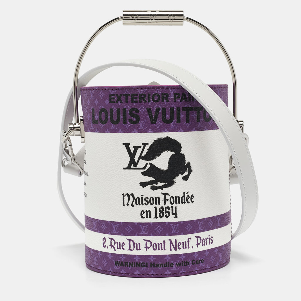 Louis Vuitton Purple Monogram Canvas LV Paint Can Bag