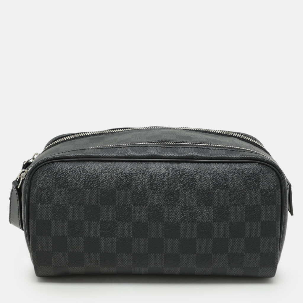 Louis Vuitton Damier Graphite Canvas Dopp Toiletry Pouch Louis Vuitton Damier Graphite Canvas Dopp Toiletry Pouch