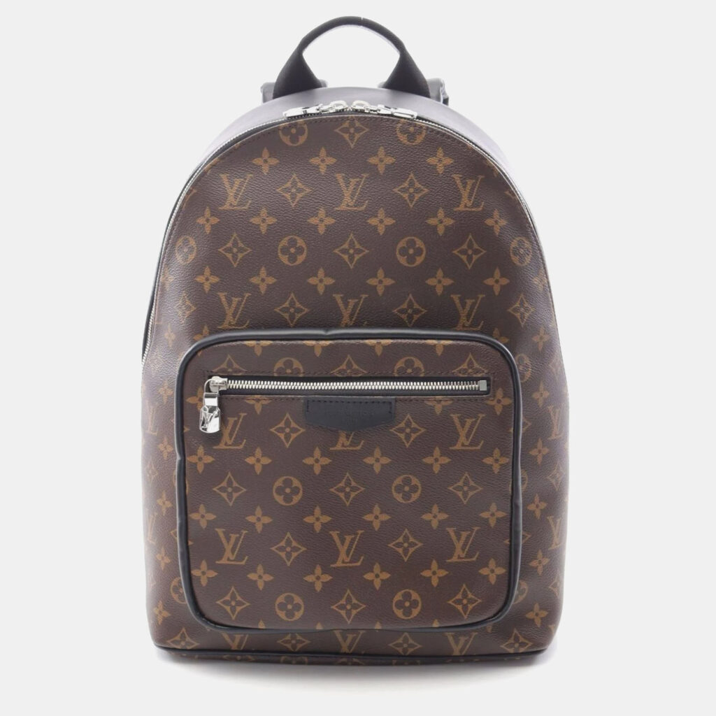 Louis Vuitton Discovery Brown Black Coated Canvas Leather Backpack Louis Vuitton Discovery Brown Black Coated Canvas Leather Backpack