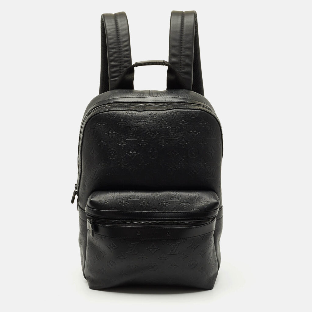 Louis Vuitton Black Monogram Shadow Leather Sprinter Backpack Louis Vuitton Black Monogram Shadow Leather Sprinter Backpack